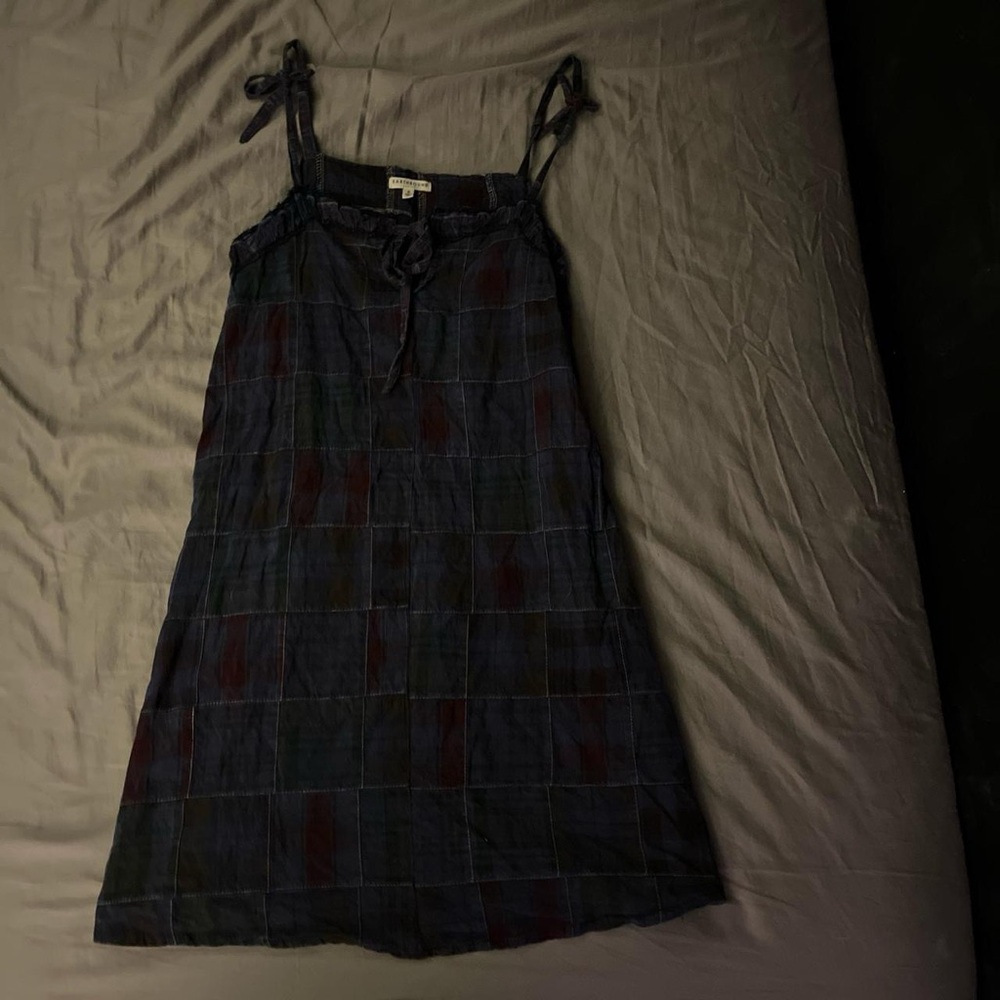 Plaid mini dress